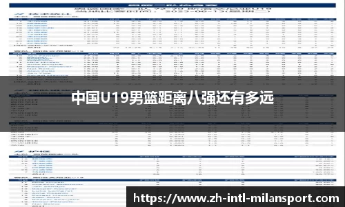 中国U19男篮距离八强还有多远
